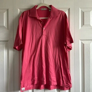 Peter Millar Coral Cotton Polo size M